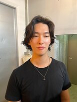 ステップボーンカット トーキョー(STEP BONE CUT TOKYO)&nbsp;【ステップボーンカット】メンズミディアムパーマ