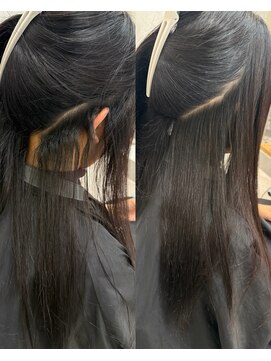 シンズ 銀座(sins) 根元から強い癖も乾かすだけでまとまる髪に[30代40代]