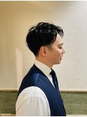 【銀座メンズカット】銀座八×ビジネスパーマ<理容室>