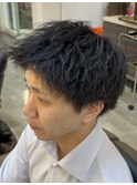 スパイキー伸ばしかけショート