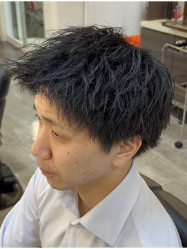 ミオスタイル 元町店 スパイキー伸ばしかけショート