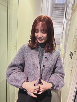 ラパンセヴェール(LA PENSEE VERT) レイヤーカット、ミディアムヘア