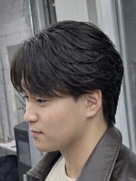 オーバル ジングウマエ(OVARL jingumae) フェザーパーマシースルーセンターパート