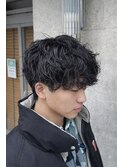 メンズカット×シャドウパーマ