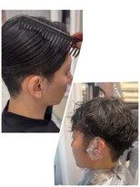 パーマ落としラボ アピッシュ 銀座(apish) メンズ限定!!パーマ落とし+縮毛矯正