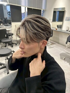 メンズサロン キング 高槻店(Men’s salon K!ng) 韓国マッシュセンターパートツーブロックメンズハイライトウルフ