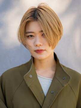 benji 横浜店【ベンジー】【3月28日オープン(予定)】 ハイトーンでショートボブ 3