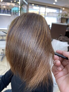 ビーワンヘアー 藤井寺 土師ノ里(B1hair) うる艶カラーとスタンダードトリートメント