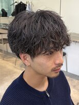 フィフスパーク(fifth PARK)&nbsp;渋谷緩めシャドウパーマスパイラルパーマメンズマッシュウルフ