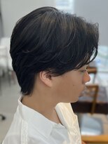 ザコーストバイネオリーブ 辻堂店(The coast by neolive) 曲がる縮毛矯正メンズセンターパートニュアンスパーマ