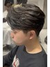 【時短でお洒落にスタイリング◎】メンズ限定☆カット+パーマ 13,200