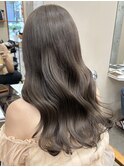 オリーブベージュ☆彡ブリーチ有