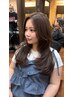★大人かわいいカット+透明感カラー+TR/似合わせ提案/歴10年以上