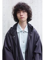 ブークル(boucle)&nbsp;ミディアムパーマ　ミディアムウルフ　ロン毛パーマ　ロン毛男子