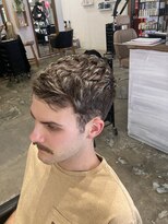 hair＆relax salon UMI&nbsp;メンズチャンキーハイライト