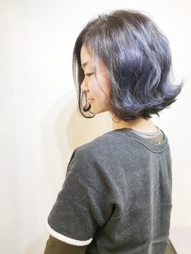 コンパス(COMPASS) デニムブルーボブ