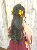 卒業式シーズンのヘアーセットと袴の着付け早朝から取り掛かりOK