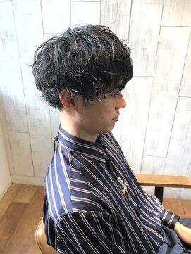 ネイビー(NAVY) お客様スタイル☆シルエット◯ラフパーママッシュ☆