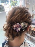 浴衣ヘアアレンジ