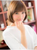 重軽♪斜めバングで好感度ナチュラル大人ボブc4大宮20代30代40代