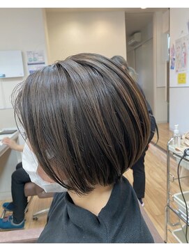 ルシード スタイル レクラ 栄生店(L'UCIDO STYLE L'eclat) 大人ボブハイライト