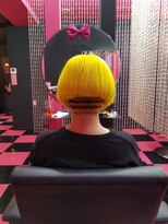 リミックス(REMIX by Love hair KING OF PRINCESS HAIR&EXTENTION)&nbsp;原色派手髪　イエロー　蜂ヘアー