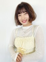 ハピネス クローバー 学園前店(Happiness CLOVER)&nbsp;大人可愛い　ふんわりパーマ　透明感カラー　小顔カット