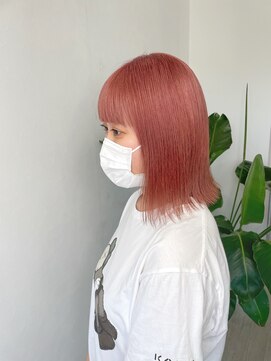 フォース ヘアー(FORCE HAIR) コーラルピンクベージュ