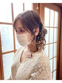大人女性の可愛いヘアセット