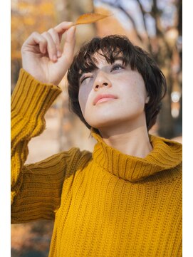 ガレージ バイ グリーン 原宿 表参道(Garage by green) 【loki】ブラウン×エアーウェーブ