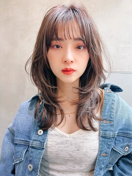 エース (ACE) ACE 横浜　ナチュラルレイヤーミディ×艶髪ブラウン