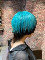 エデン(EDEN)&nbsp;Bianchi/チェレステカラー/アウターカラー/ウルフカット