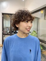 ナループロアオハナ(Nalu pu loa ohana) ショートパーマ/ショートウルフ/ウルフパーマ/パーマ