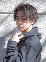 小久保Style☆波巻きハイライト束感ツーブロックマッシュパーマ