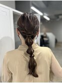 編みおろし/ヘアセット/ヘアアレンジ