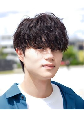 ネクストメンズ 表参道(NEXT men's) カルマパーマ/ベリーショート/ダークアッシュ/ニュアンスパーマ