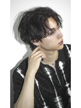 グレート(GREET) センターパート緩め波巻きパーマ