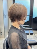 20代30代40代50代/丸みショート/クビレ/前髪あり/表参道
