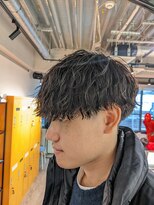 コワファーストナガサキシャンプーボーイ(COIFF1RST NAGASAKI SHAMPOO BOY)&nbsp;vマッシュ×波巻きスパイラルパーマ