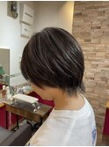 グレージュハイライト