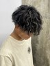 メンズカット+スペインカール or プードルパーマorサーフカール￥9900/眉毛