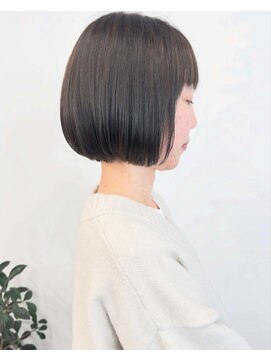 モリオ(morio) ◯大人ナチュラルダークグレージュボブ