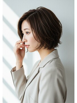 アントワープトーキョー(antwerp TOKYO) 30代40代50代ショートボブ大人ショート髪質改善白髪染め透明感