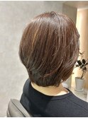 レイヤーボブ　50代60代