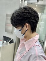 リベル(LIBER)&nbsp;フェザーパーマ/メンズ/八王子/メンズカット/センターパート