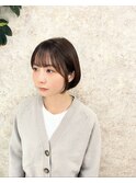 小顔にボブ