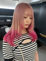 ベレーザ 渋谷神南(Beleza)&nbsp;15304ブリーチ＆インナーカラーラベンダーピンクツートンカラー