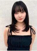 レイヤー/ネビージュ/韓国ヘア/イメチェン/縮毛矯正/中野/