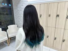 アッシュ 鴨居店(Ash)の雰囲気（ブリーチを使った裾カラーが得意です！）