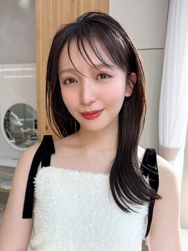 アフロート ディル(AFLOAT D'L) 2wayバングでイメチェン！顔まわりレイヤーくびれヘアが人気◎